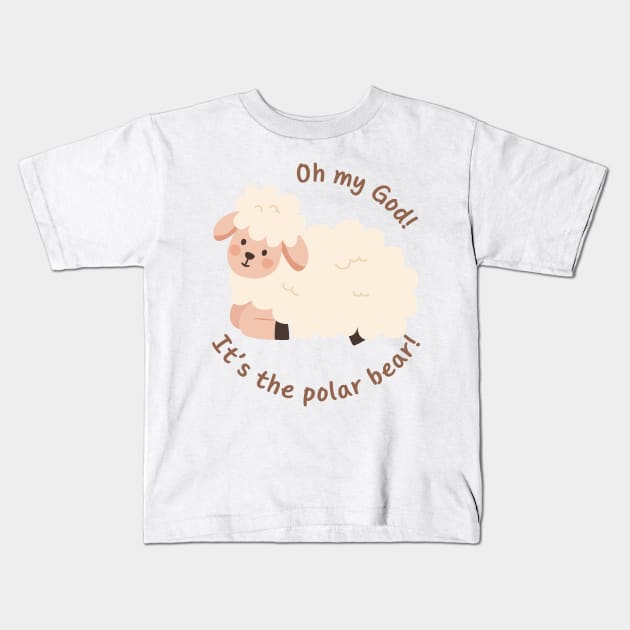 Oh my God! Its the polar bear! - Orla McCool Kids T-Shirt by misswoodhouse